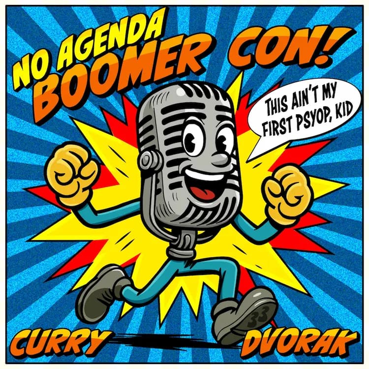 No Agenda Cover – Boomer Con