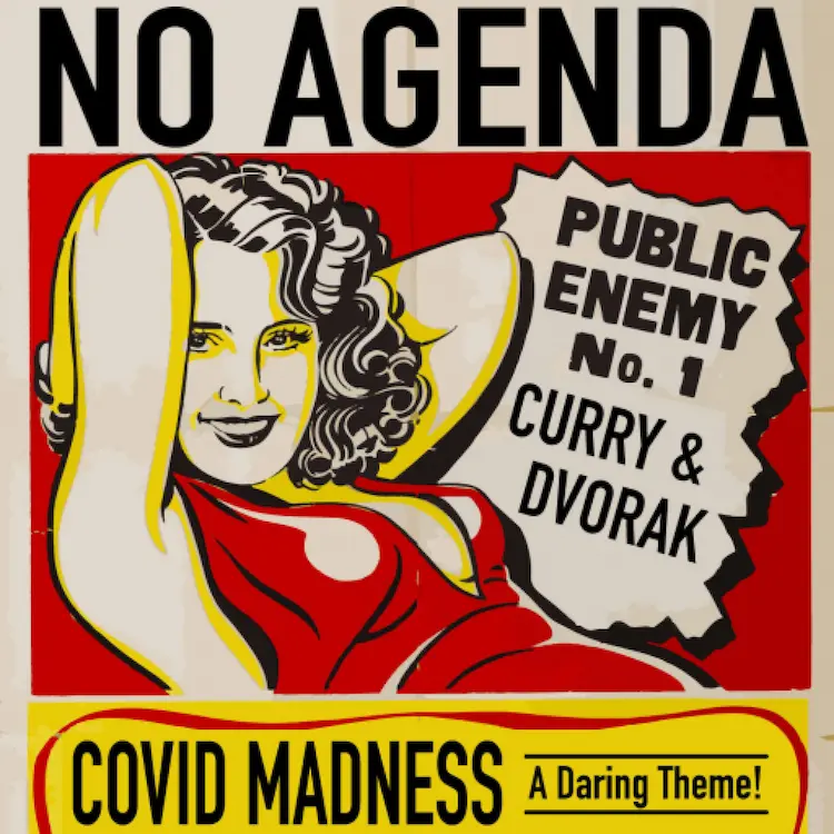 No Agenda Cover – Covid Madness