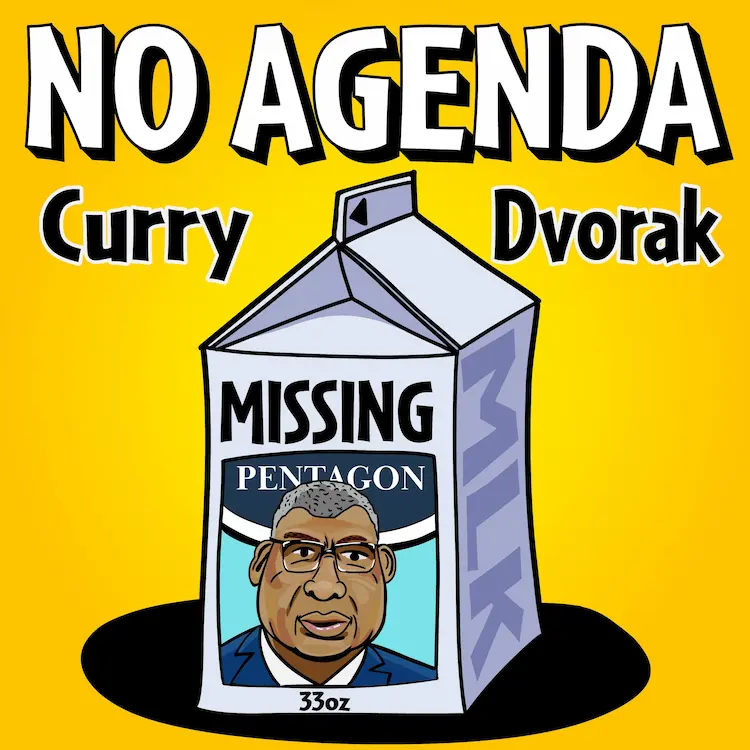 No Agenda Cover – MLK Carton